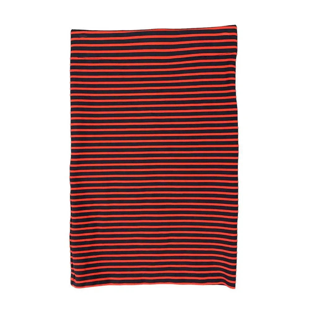 Madewell Downtown Ponte Knit City Sailor Skirt Women XS Red Navy Striped Pull On